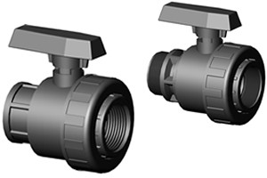 Кран пластиковый 1 " ВхВ IRRITEC